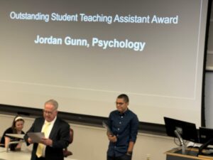 Jordan Gunn Outstanding Student Teaching Assistant Award