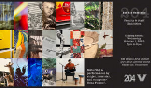 Studio Sessions closing event; Oct. 1, 2025 in Space 204