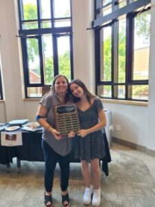 Alana Veysman pictured with Dr. Haim