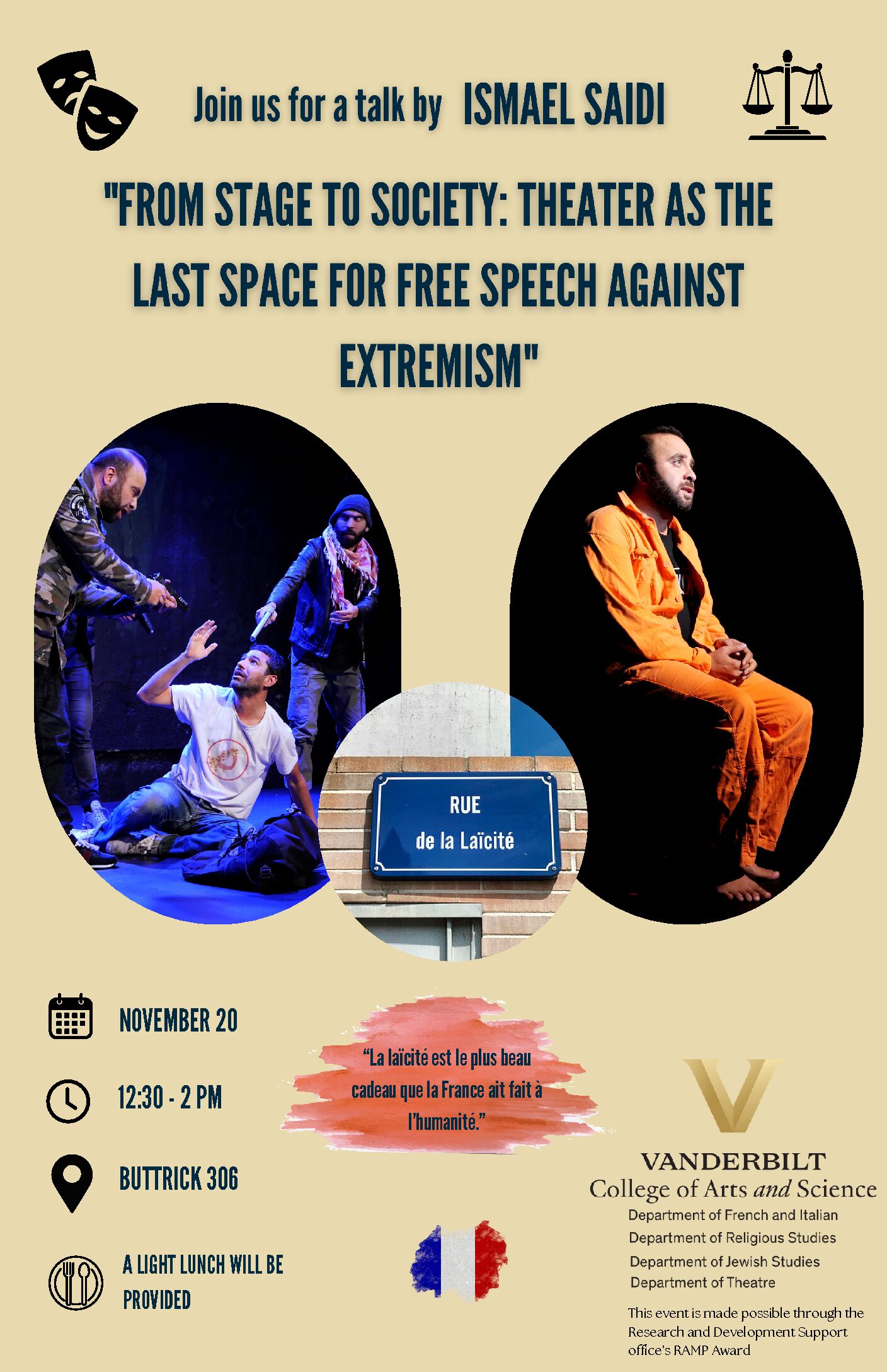 From Stage to Society : Theater as the last space for free speech against extremism