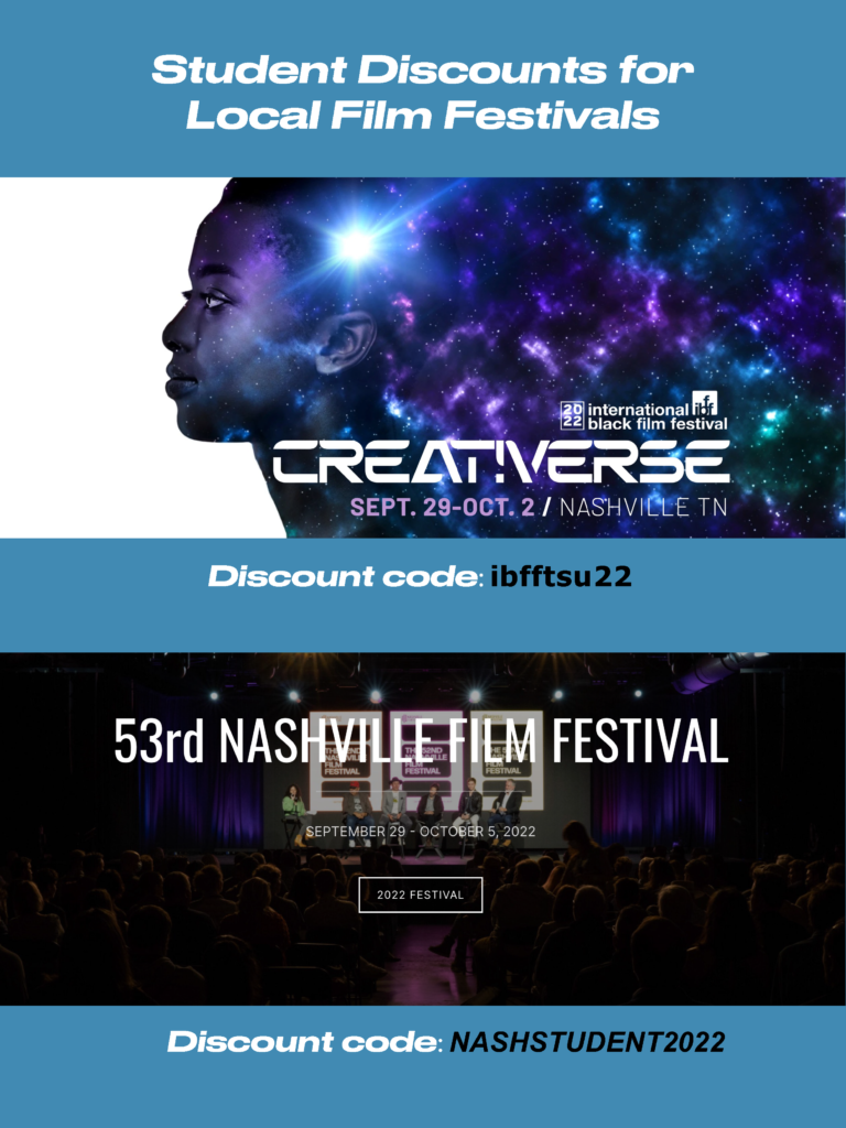 Local Film Festival Discount Codes Cinema and Media Arts Vanderbilt University
