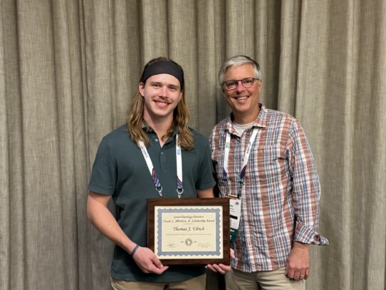 EES Ph.D. Student Tom Ulrich Receives 2025 Claude C. Albritton, Jr. Award 