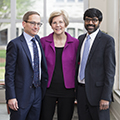 Senator Elizabeth Warren visits law school.