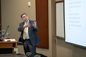 Jim Rossi Chair Celebration in the Hyatt Room at the Law School.(John Russell/Vanderbilt University)