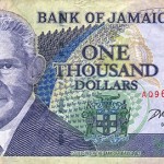 $1000 Jamaican Banknote depicting Michael Manley