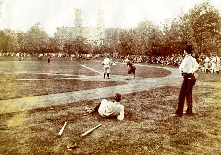 Baseball game between Vanderbilt and Cumberland University in 1892