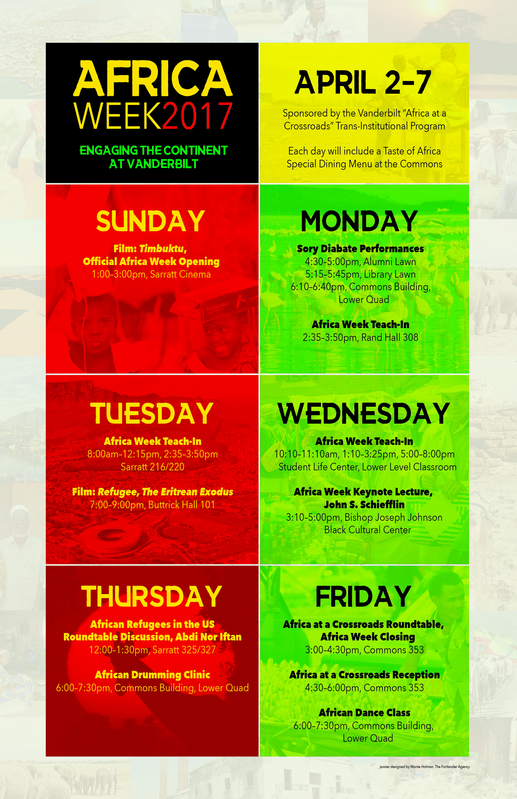 Africa Week schedule