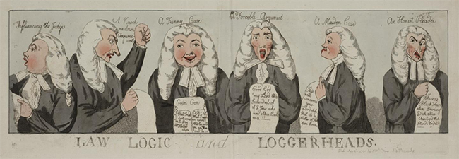"Law, Logic and Loggerheads" (1791), The Lewis Walpole Library, Yale University