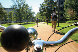 08-30-2011 - Photos from the view of a bicycle on campus for 365@VU. (Vanderbilt University/Steve Green)