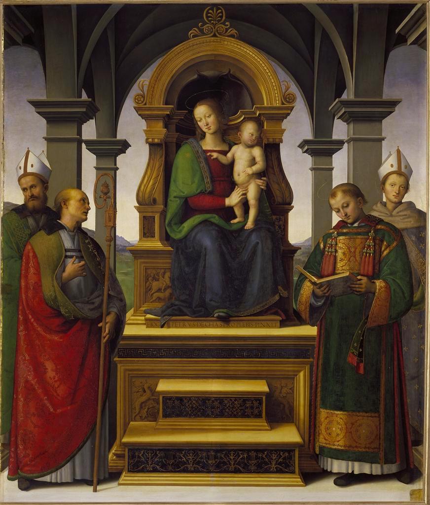Creator: Perugino; Date: 1495-96; Material: tempera grassa on panel; Measurements: 193 x 165 cm