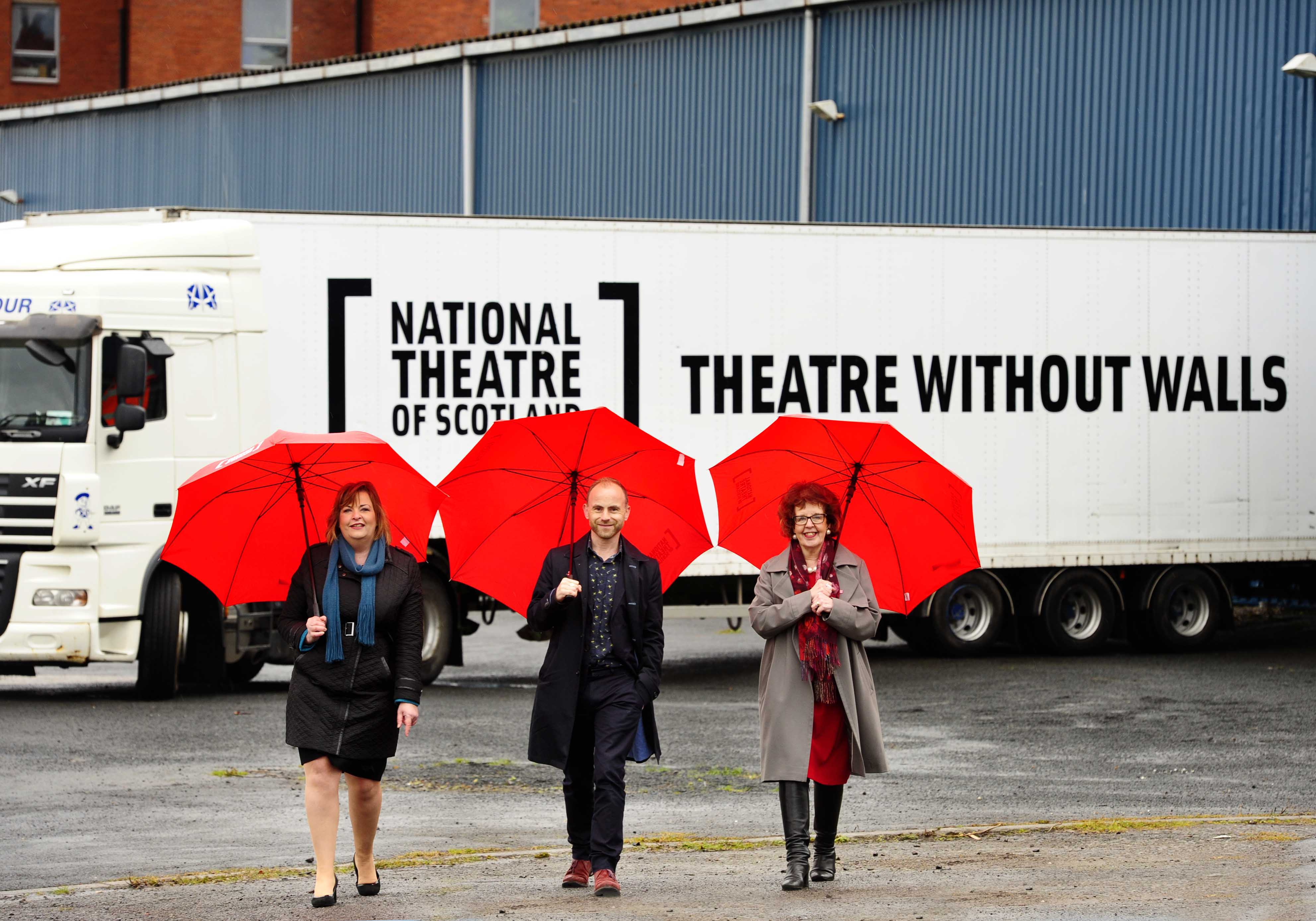 The National Theatre of Scotland prides itself as being a "theatre without walls," meaning they stage productions in found spaces all over the country