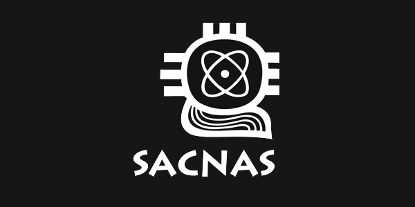 sacnas black logo