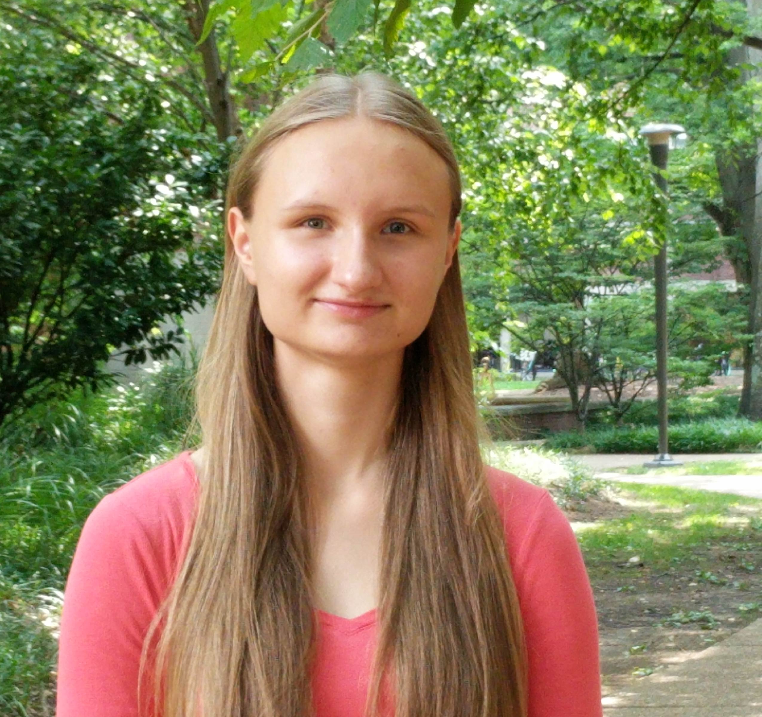 Anastasia is a rising senior at Hume-Fogg Academic Magnet High School. An avid science and math student, she enjoys being able to transfer the knowledge from her studies into the lab and wants to continue doing so while studying chemical engineering in college. She is also involved in various (often science and math oriented) clubs and organizations in her school, including being president of the Science Bowl club and secretary of Mu Alpha Theta. In her free time, she runs, dances, plays piano, and volunteers.