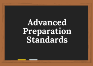 To access the CEC Advanced Preparation Standards, click on this image. 