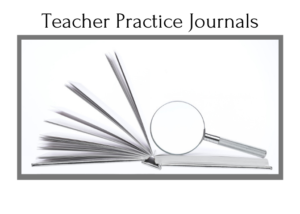 Click on this image to access this websites page for teacher Practice Journals