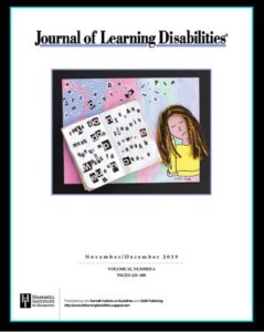 Click to access subscription page for the Journal of Learning Disabilities research journal