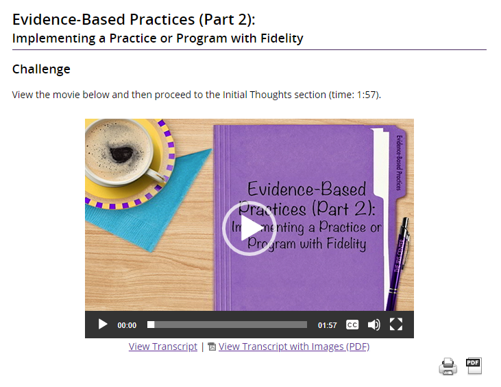 Iris Module Title Image for Evidence-Based Practices Part 2 