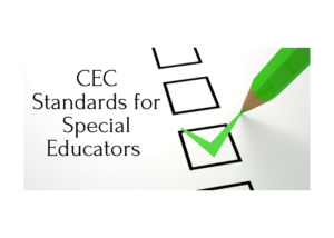 Click on this image to access this websites information about the cec standards for special educators