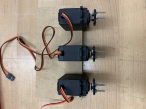 Servo motors for pumps