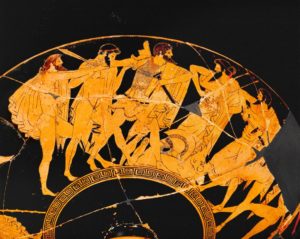 Red Figure Cup - Arms of Achilles