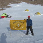 Dan Morgan and the field camp in Ong Valley, 2010.