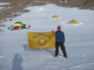 Dan Morgan and the field camp in Ong Valley, 2010.