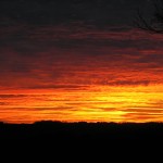 Sunset off front porch, Tennessee