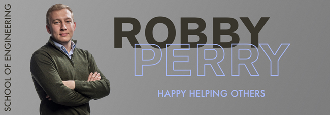 Robby Perry, BE’19: Happy Helping Others