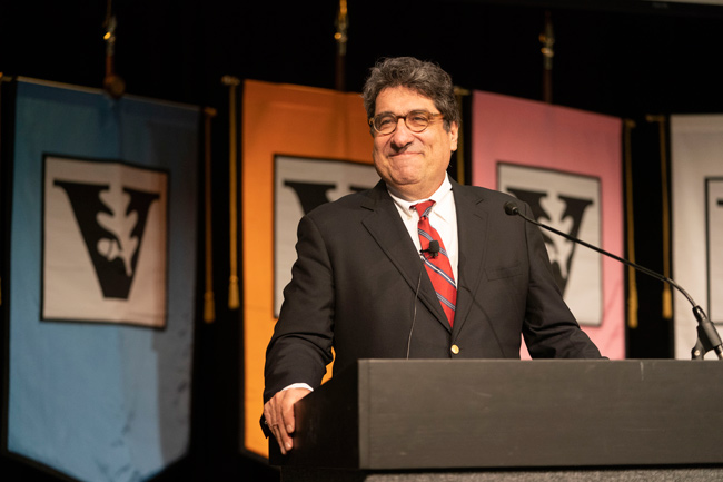 Chancellor Nicholas S. Zeppos (Joe Howell/Vanderbilt)