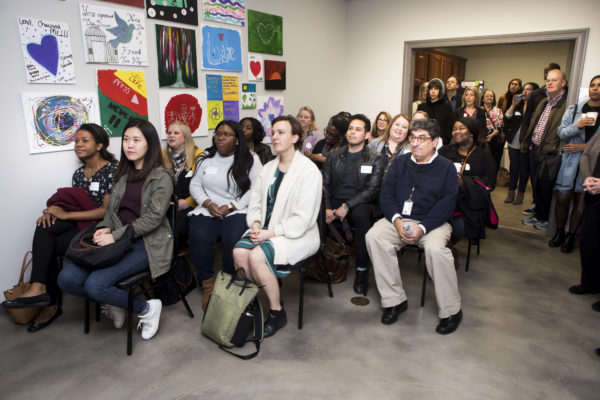 Chancellor's Charter participants at End Slavery Tennessee (Susan Urmy/Vanderbilt)