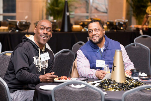 Volunteers representing Reunion, Chapters, the Association of Vanderbilt Black Alumni, G.O.L.D. Council and Class Agents, Dores of Distinction, the Alumni Association Board, the Career Center Parent Alumni Leadership Council, the Ingram Scholars Program Alumni Board, and the Parents and Family Association Board convened on campus for Volunteer Leadership Weekend. (Vanderbilt University)