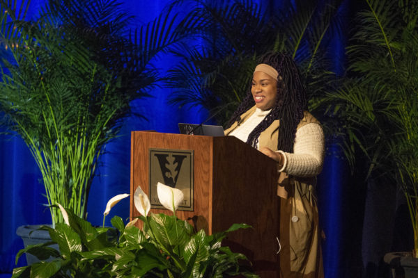 Equity, Diversity and Inclusion Presents Angie Thomas at Langford Auditorium. (Joe Howell/Vanderbilt)