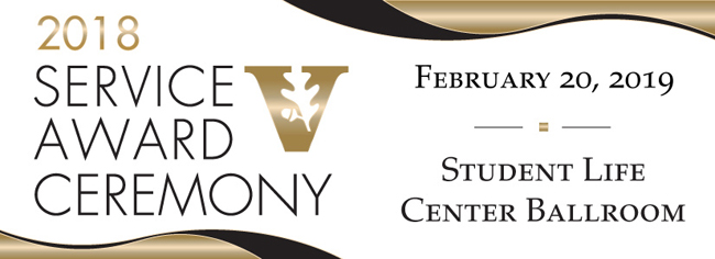 2018 Service Awards Ceremony is Feb. 20, 2019.