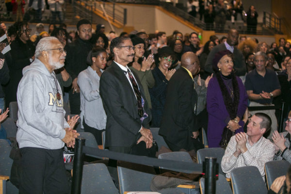 Freedom Riders in attendance being recognized (Anne Rayner/Vanderbilt)