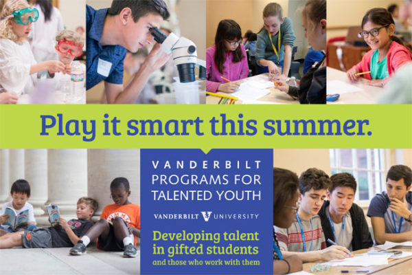 Vanderbilt Programs For Talented Youth Offers Summer Courses ...