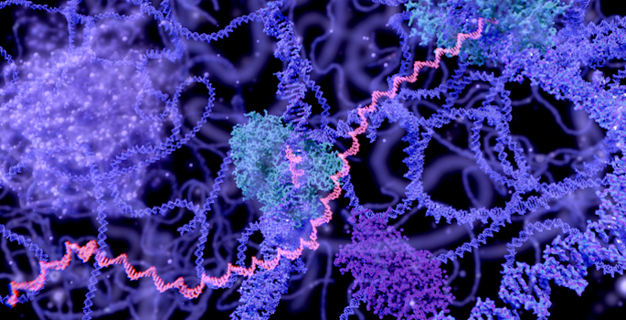 RNA molecule illustration