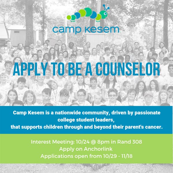 Apply to be a Camp Kesem counselor Vanderbilt University