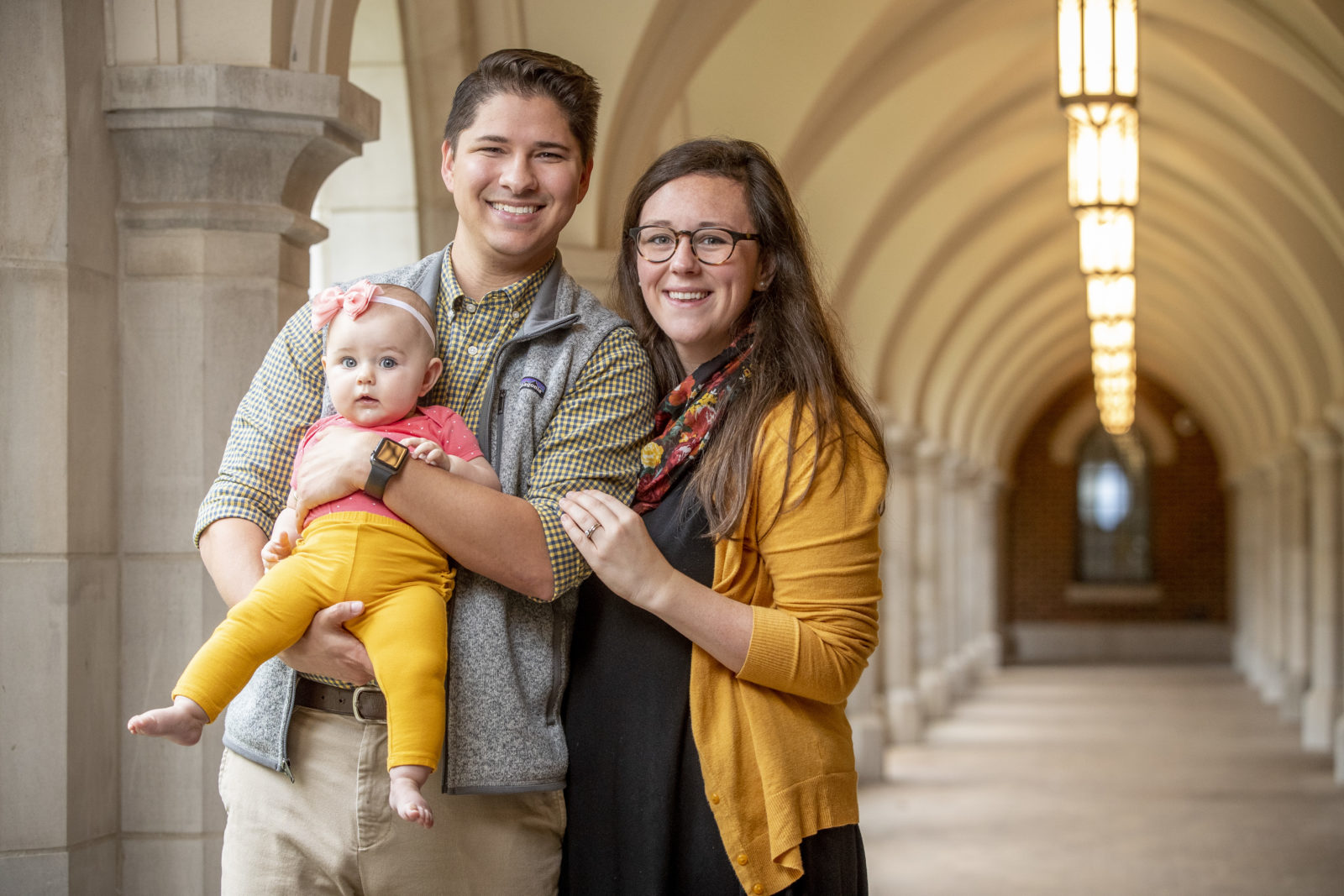 Danny Coradazzi with wife, Lily, and daughter, Jane.