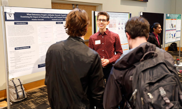 The fifth annual Undergraduate Research Fair was held Sept. 27 at the Student Life Center. (Vanderbilt University)