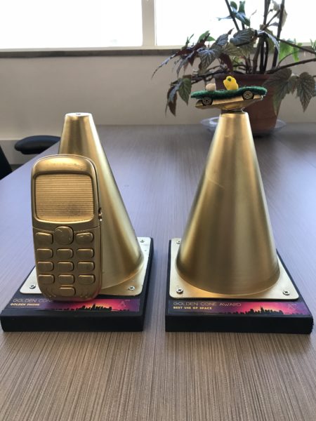 Vanderbilt won both the "Golden Phone" and "Best Use of Space" awards.