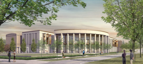 A rendering of the new Tennessee State Museum