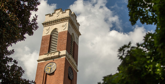 Hear Kirkland Hall bell ring in honor of Lewis