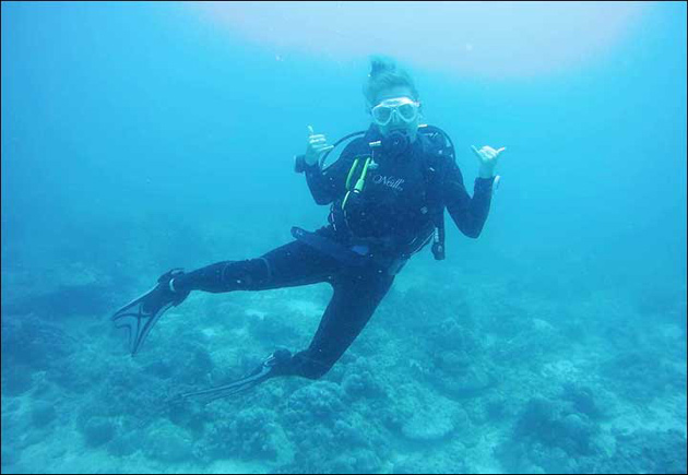Rising junior and mechanical engineering major Jillian Bremner is steering beyond her academic focus this summer to explore her passions for scuba diving and ocean conservation, with the aim of eventually combining engineering with a marine career.