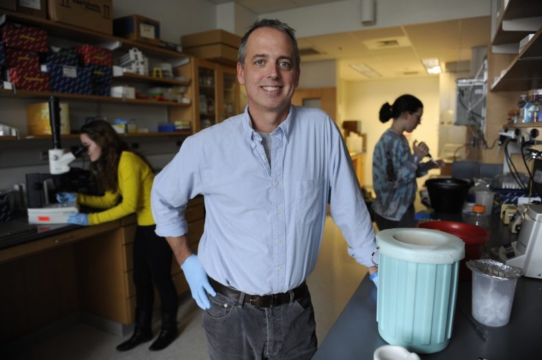 Patrick Abbot in Biological Sciences. (Joe Howell/Vanderbilt University)