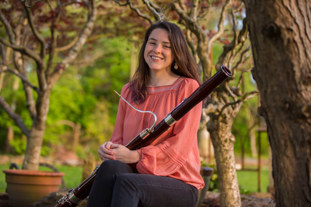 Sarah Robinson is a Frances Hampton Currey Scholar. (Anne Rayner/Vanderbilt)