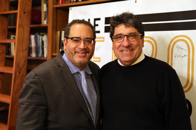 Michael Eric Dyson and Chancellor Nicholas S. Zeppos (Vanderbilt University)