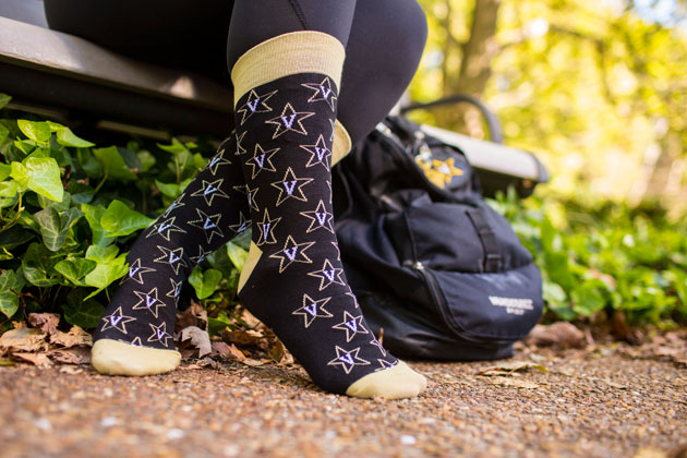Vanderbilt will send a pair of limited-edition socks to alumni and friends who make a gift of $35 or more to any area at Vanderbilt as our way of saying thanks. (Vanderbilt University)