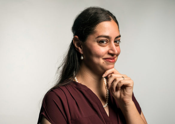 Marjan Rafat, assistant professor of chemical and biomolecular engineering (John Russell/Vanderbilt)