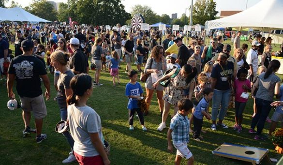 More than 5,260 employees, along with their families and friends, attended Vanderbilt’s annual Employee Tailgate Sept. 16 and cheered the Commodores to a victory over Kansas State. (Vanderbilt University)
