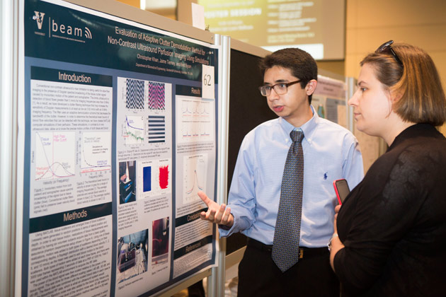 This year’s Vanderbilt Undergraduate Research Fair highlighted a diverse array of student research endeavors, with participation from all four undergraduate colleges, and faculty mentors representing 49 departments across Vanderbilt’s campus and several other institutions. (Vanderbilt University)